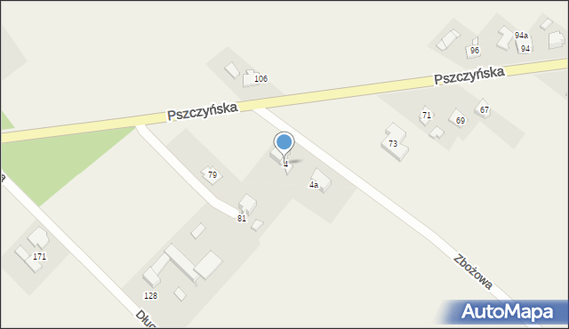 Góra, Zbożowa, 4, mapa Góra