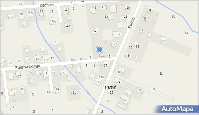 Łęg Tarnowski, Zborowskiego, 4, mapa Łęg Tarnowski