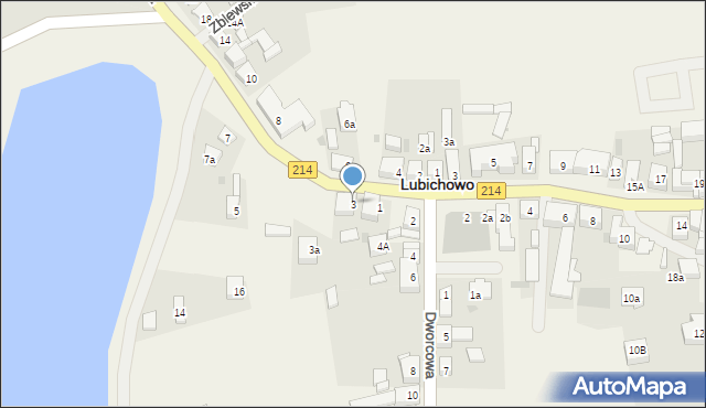 Lubichowo, Zblewska, 3, mapa Lubichowo