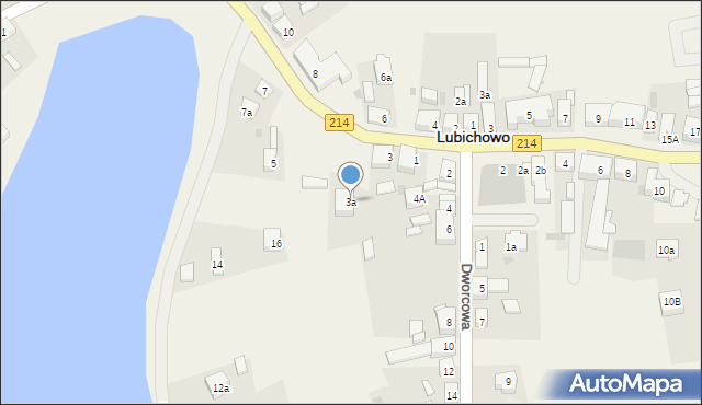 Lubichowo, Zblewska, 3a, mapa Lubichowo