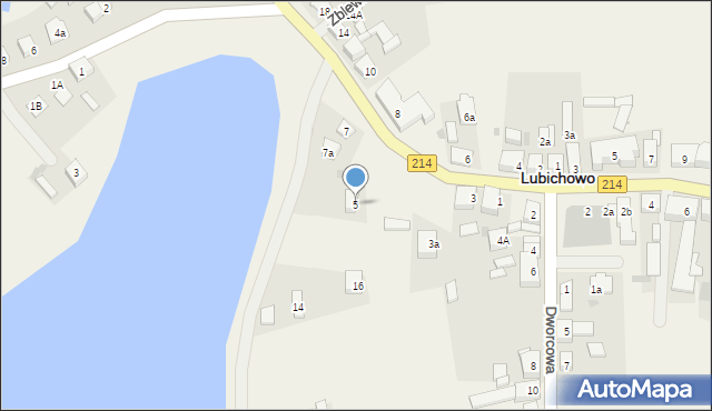 Lubichowo, Zblewska, 5, mapa Lubichowo