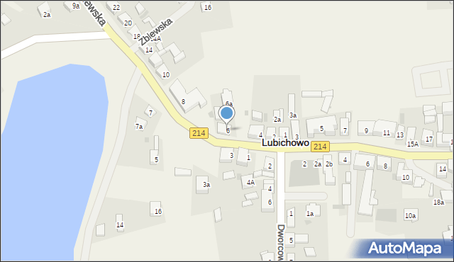 Lubichowo, Zblewska, 6, mapa Lubichowo