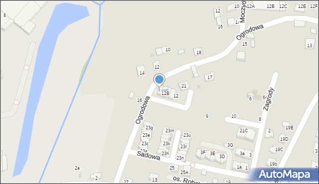 Niepołomice, Zbożowa, 12C, mapa Niepołomice