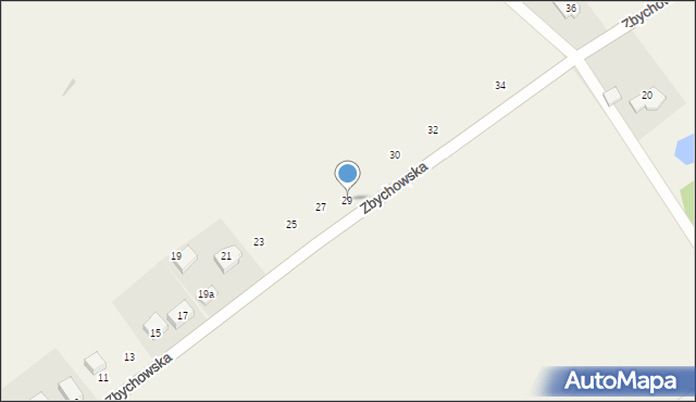 Nowy Dwór Wejherowski, Zbychowska, 29, mapa Nowy Dwór Wejherowski