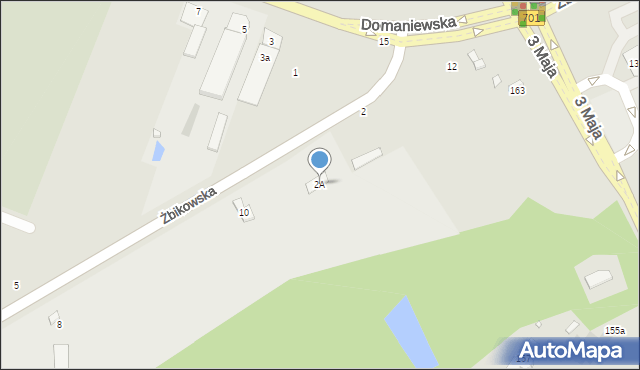 Pruszków, Żbikowska, 2A, mapa Pruszków