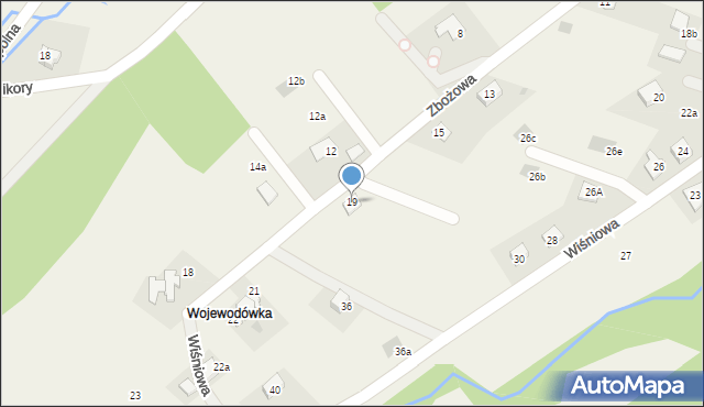 Sułkowice, Zbożowa, 19, mapa Sułkowice