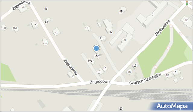 Tarnów, Zbylitowska, 15A, mapa Tarnów