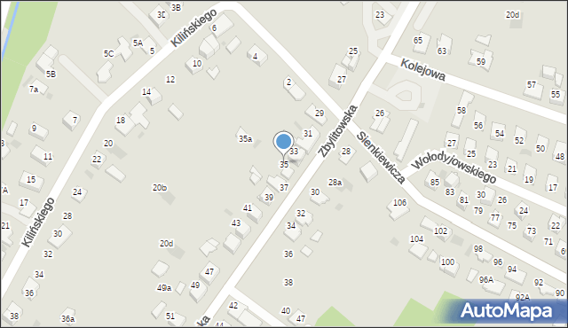 Tarnów, Zbylitowska, 35, mapa Tarnów