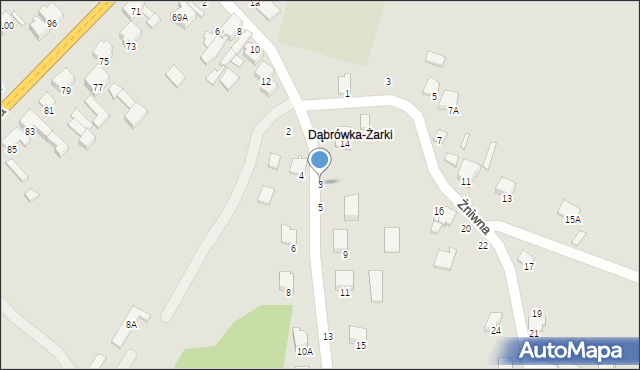 Zawiercie, Zbożowa, 3, mapa Zawiercie