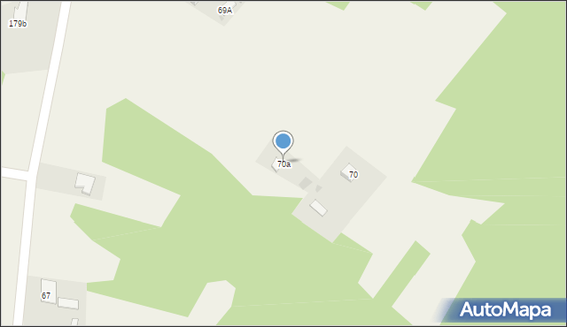 Zbędowice, Zbędowice, 70a, mapa Zbędowice