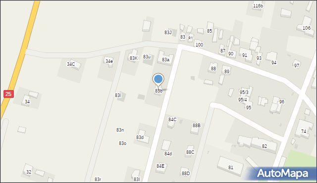 Zbiersk-Cukrownia, Zbiersk-Cukrownia, 83b, mapa Zbiersk-Cukrownia