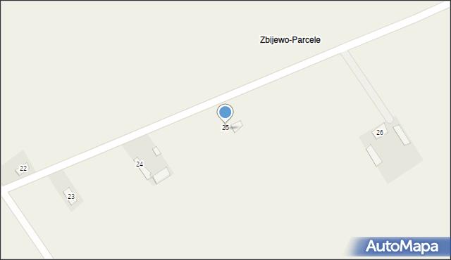 Zbijewo, Zbijewo, 25, mapa Zbijewo