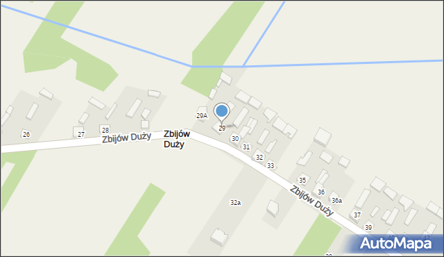 Zbijów Duży, Zbijów Duży, 29, mapa Zbijów Duży