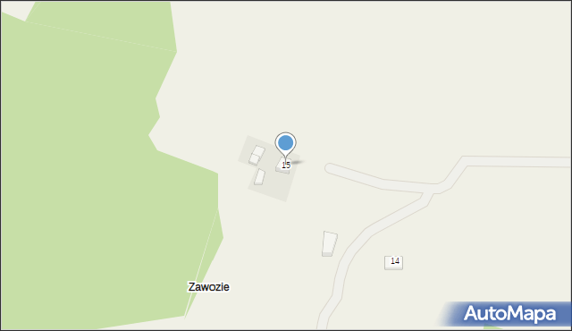 Żbikowice, Żbikowice, 15, mapa Żbikowice