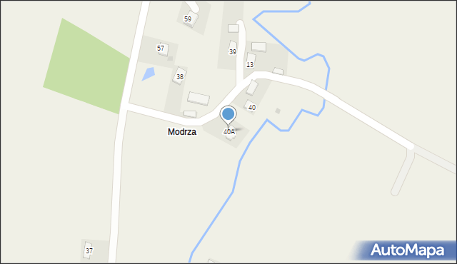 Zboiska, Zboiska, 40A, mapa Zboiska