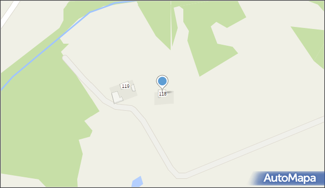 Zbójno, Zbójno, 118, mapa Zbójno