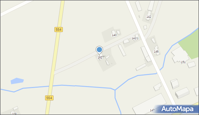 Zbójno, Zbójno, 141, mapa Zbójno