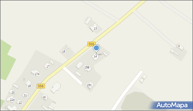 Zbójno, Zbójno, 15, mapa Zbójno