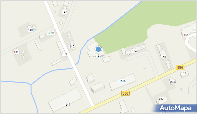 Zbójno, Zbójno, 151, mapa Zbójno