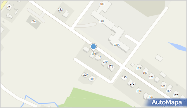 Zbójno, Zbójno, 175, mapa Zbójno