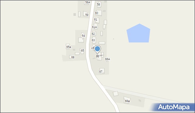 Zbójno, Zbójno, 66, mapa Zbójno