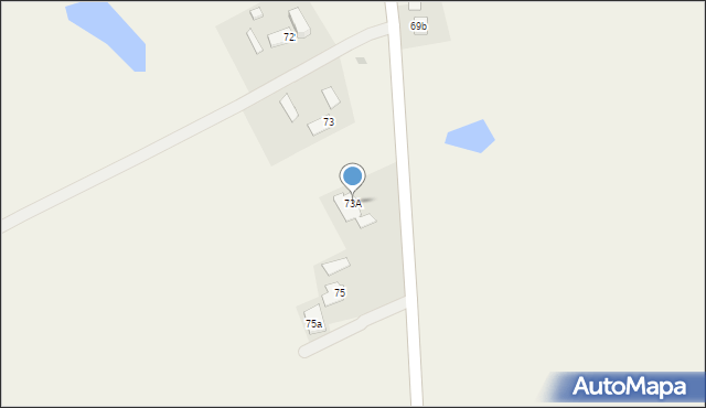 Zbójno, Zbójno, 73A, mapa Zbójno