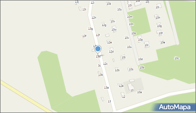 Zborów, Zborów, 13d, mapa Zborów