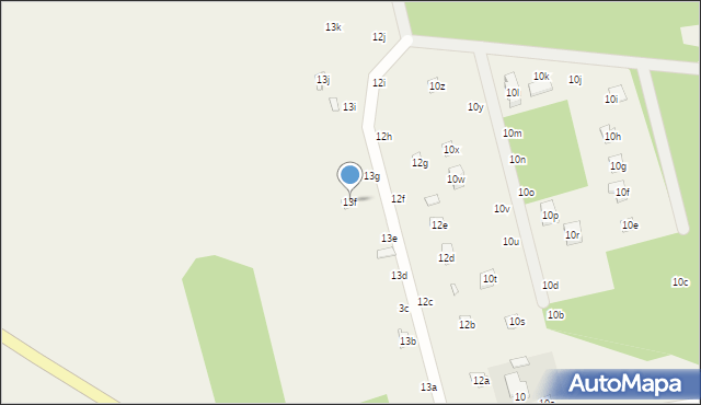 Zborów, Zborów, 13f, mapa Zborów