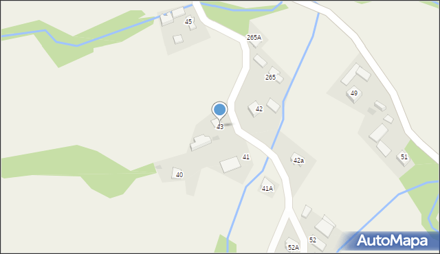 Zborowice, Zborowice, 43, mapa Zborowice