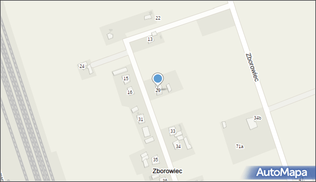 Zborowiec, Zborowiec, 29, mapa Zborowiec