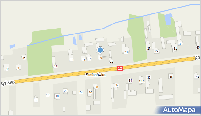 Zbożenna, Zbożenna, 19, mapa Zbożenna