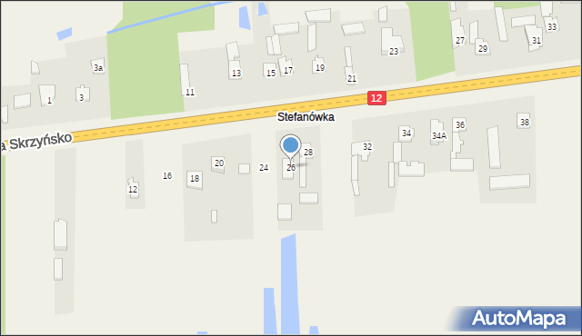 Zbożenna, Zbożenna, 26, mapa Zbożenna