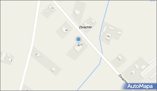 Zbrachlin, Zbrachlin, 48, mapa Zbrachlin