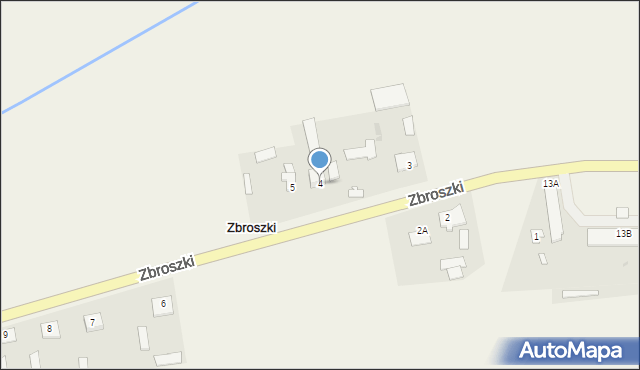 Zbroszki, Zbroszki, 4, mapa Zbroszki