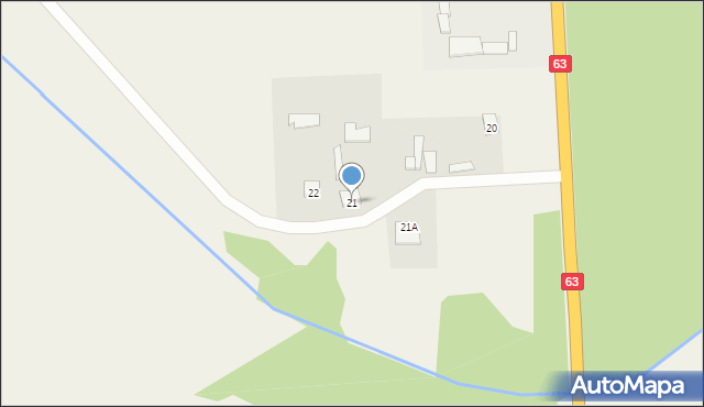 Zbrzeźnica, Zbrzeźnica, 21, mapa Zbrzeźnica