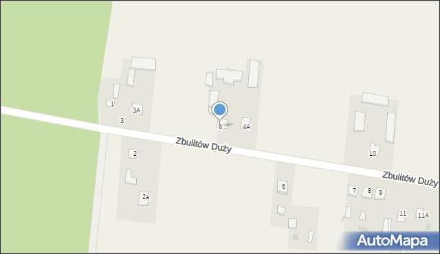 Zbulitów Duży, Zbulitów Duży, 4, mapa Zbulitów Duży