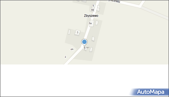 Zbyszewo, Zbyszewo, 5, mapa Zbyszewo