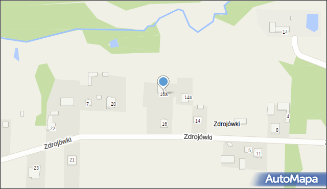 Dobre, Zdrojówki, 16a, mapa Dobre