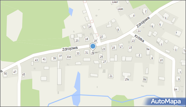 Horyniec-Zdrój, Zdrojowa, 29, mapa Horyniec-Zdrój