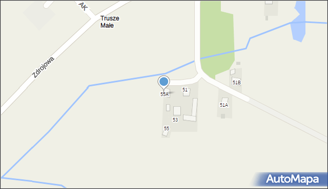 Horyniec-Zdrój, Zdrojowa, 55A, mapa Horyniec-Zdrój