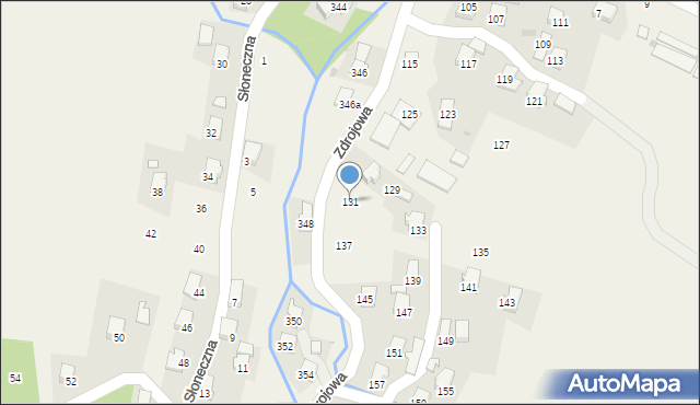 Klimkówka, Zdrojowa, 131, mapa Klimkówka