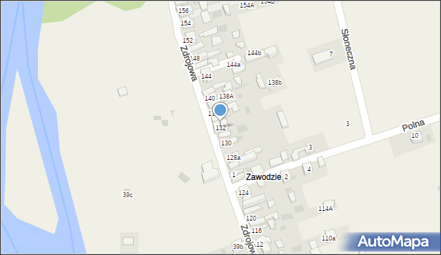 Krościenko nad Dunajcem, Zdrojowa, 132, mapa Krościenko nad Dunajcem