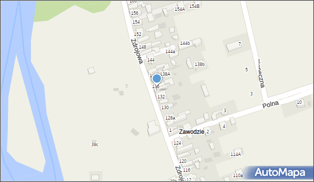 Krościenko nad Dunajcem, Zdrojowa, 134, mapa Krościenko nad Dunajcem