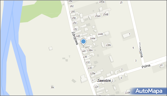 Krościenko nad Dunajcem, Zdrojowa, 142, mapa Krościenko nad Dunajcem