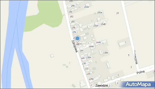 Krościenko nad Dunajcem, Zdrojowa, 148, mapa Krościenko nad Dunajcem