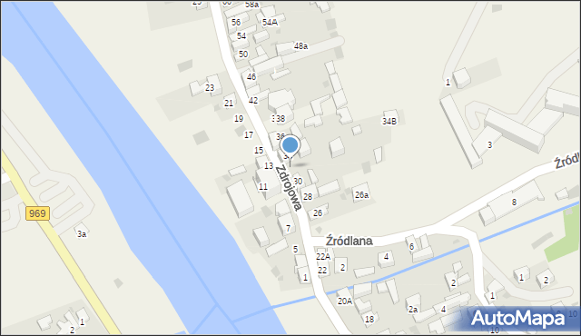 Krościenko nad Dunajcem, Zdrojowa, 32, mapa Krościenko nad Dunajcem