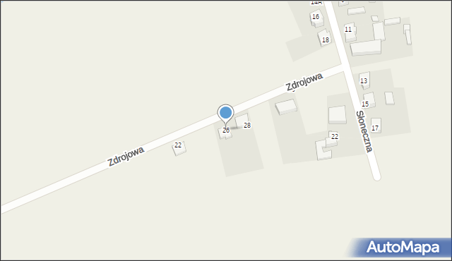 Przemęt, Zdrojowa, 26, mapa Przemęt