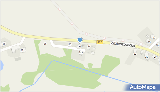 Rozwadza, Zdzieszowicka, 24, mapa Rozwadza