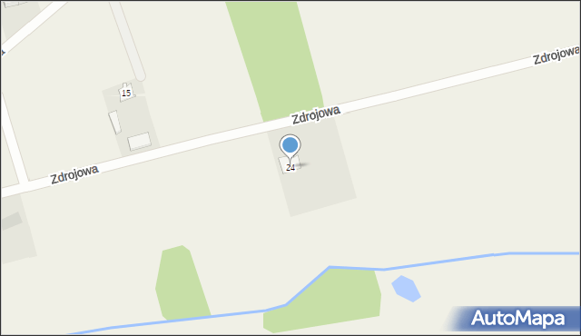 Rudzienko, Zdrojowa, 24, mapa Rudzienko