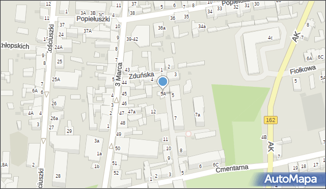 Świdwin, Zduńska, 5A, mapa Świdwin